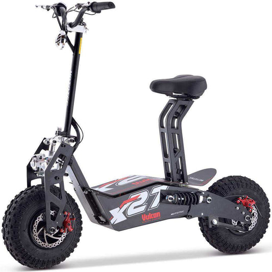 Mototec Vulcan 48v 1600w Electric Scooter Black - Skoutley Outdoors LLC