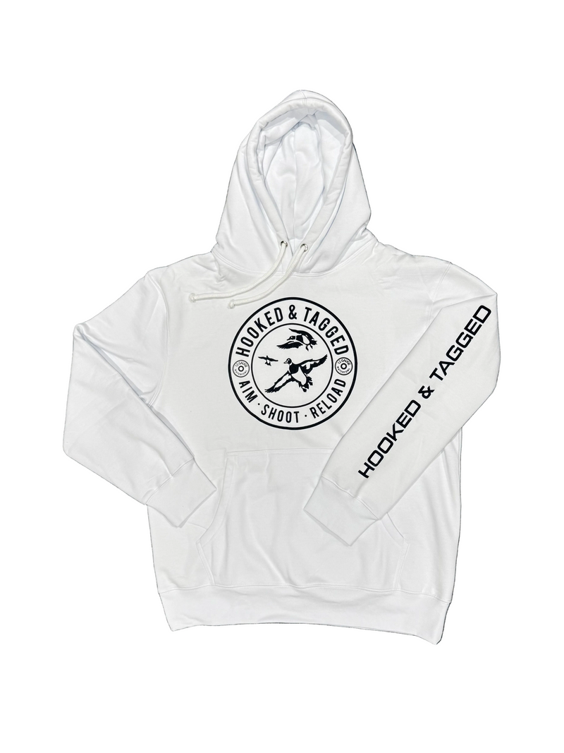 Load image into Gallery viewer, Aim. Shoot. Reload. Hoodie
