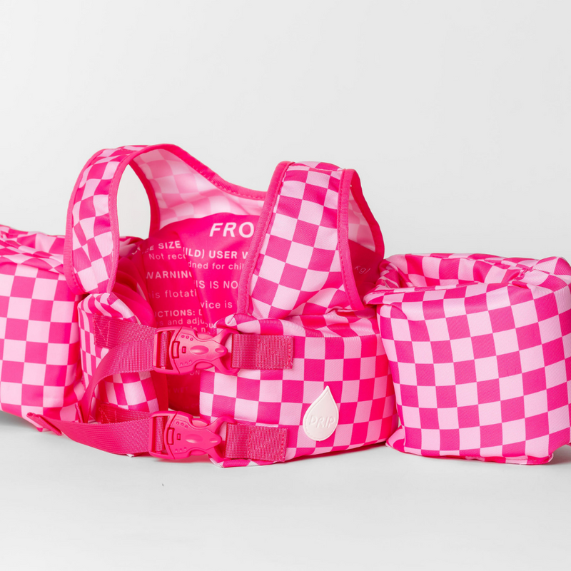 Load image into Gallery viewer, Pink Checkered Kids Float
