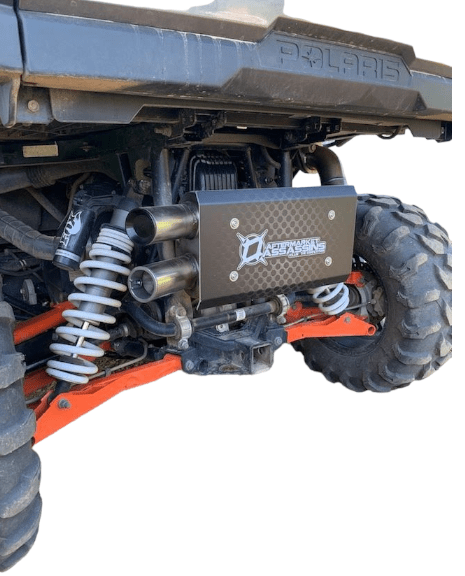 Load image into Gallery viewer, Aftermarket Assassins Stainless Slip-On Exhaust for 2016+ Polaris General / RZR 1000 S
