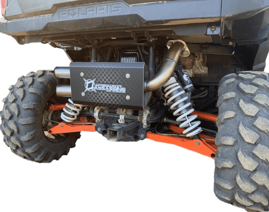 Aftermarket Assassins Stainless Slip-On Exhaust for 2016+ Polaris General / RZR 1000 S
