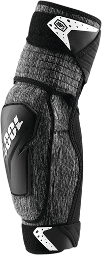 100% Fortis Elbow Guards - Gray/Black - L/XL 70006-00004