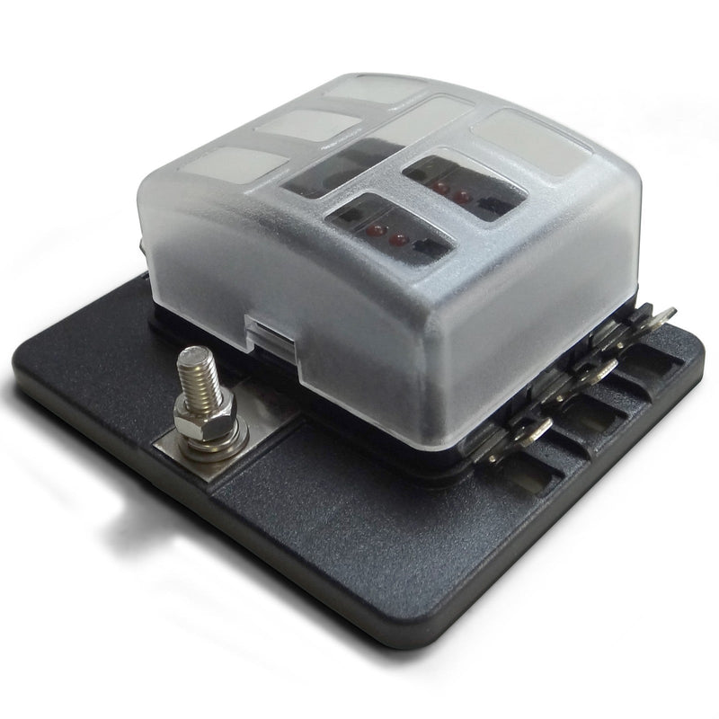 Load image into Gallery viewer, 12v 6 Piece Fuse power block aka power panel
