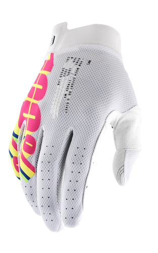 100% iTrack Gloves - System White - Small 10008-00040
