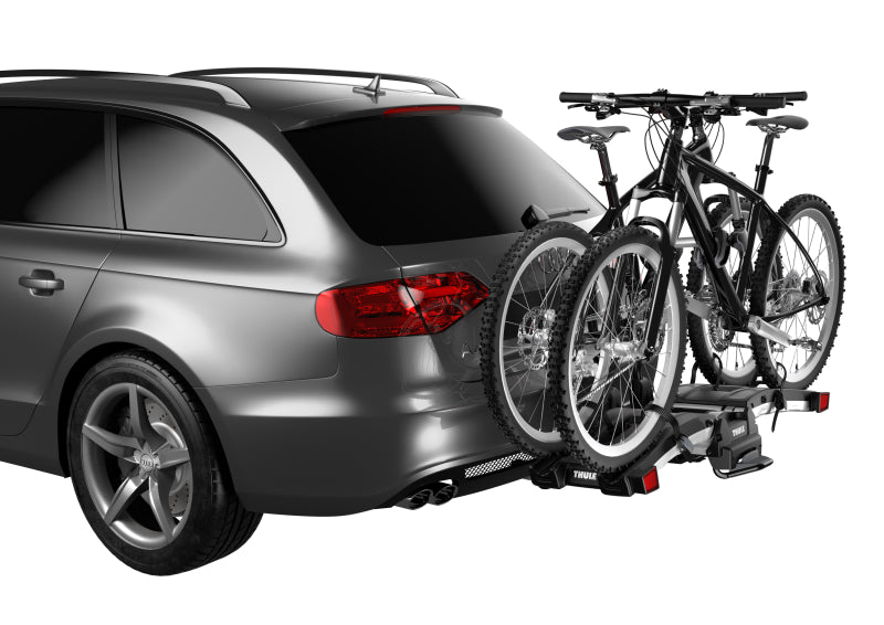 Load image into Gallery viewer, Thule EasyFold XT 2 - Fully Foldable Platform Hitch Bike Rack (Up to 2 Bikes) - Black/Silver
