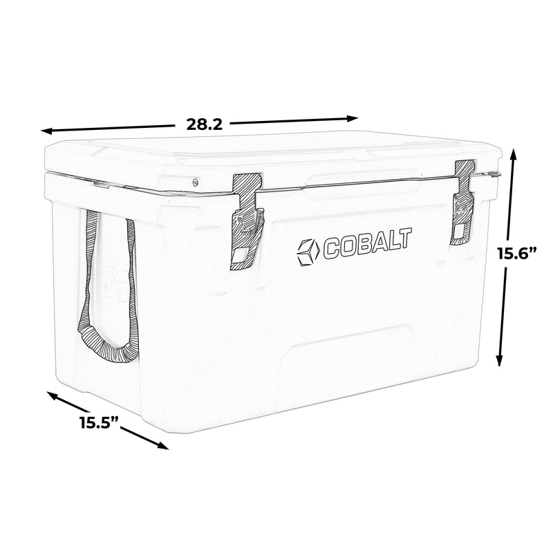 Load image into Gallery viewer, Cobalt 55 Quart Roto-Molded Super Cooler
