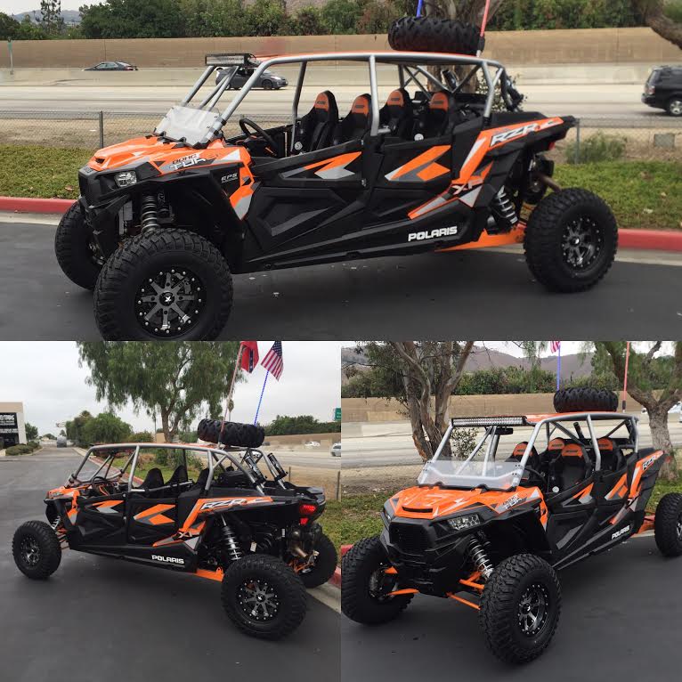 Load image into Gallery viewer, 2014-2023 Polaris RZR 4DR Standard Radius Cage
