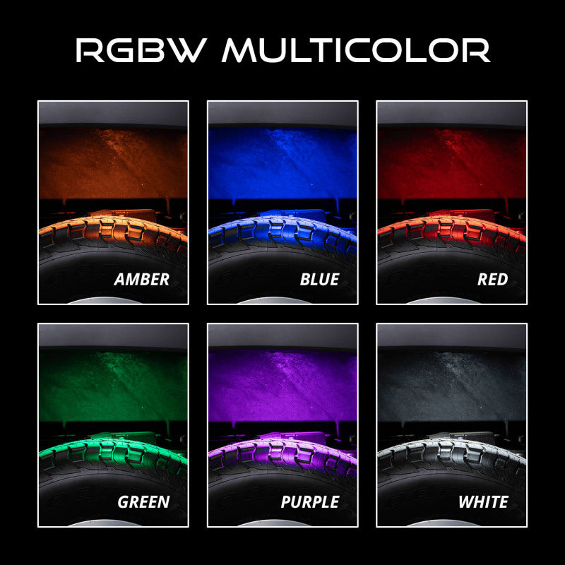 Load image into Gallery viewer, Diode Dynamics Stage Series SXS Rock Light Installer Kit RGBW M8 (4-pack)
