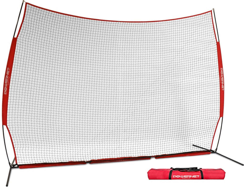 Load image into Gallery viewer, PowerNet 12x9 Ft Sports Barrier Net for Player &amp; Property Protection (1021)
