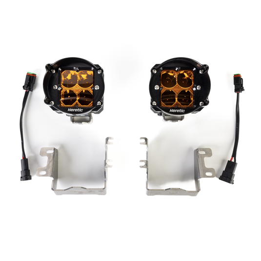 Toyota 4Runner Fog Light Kit - Amber Lens - 2010+