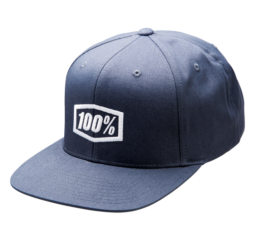 100% Youth Icon Snapback Hat - Heather Charcoal - One Size 20047-00001