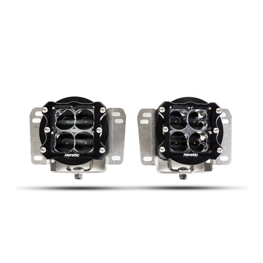 Jeep Wrangler Rubicon LED Fog Light Kit (2018-2020) - Plastic Bumper