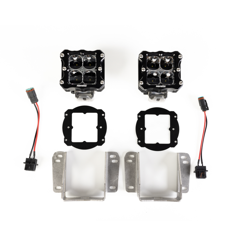 Load image into Gallery viewer, Jeep Gladiator Rubicon LED Fog Light Kit (2018+) - Plastic Bumper
