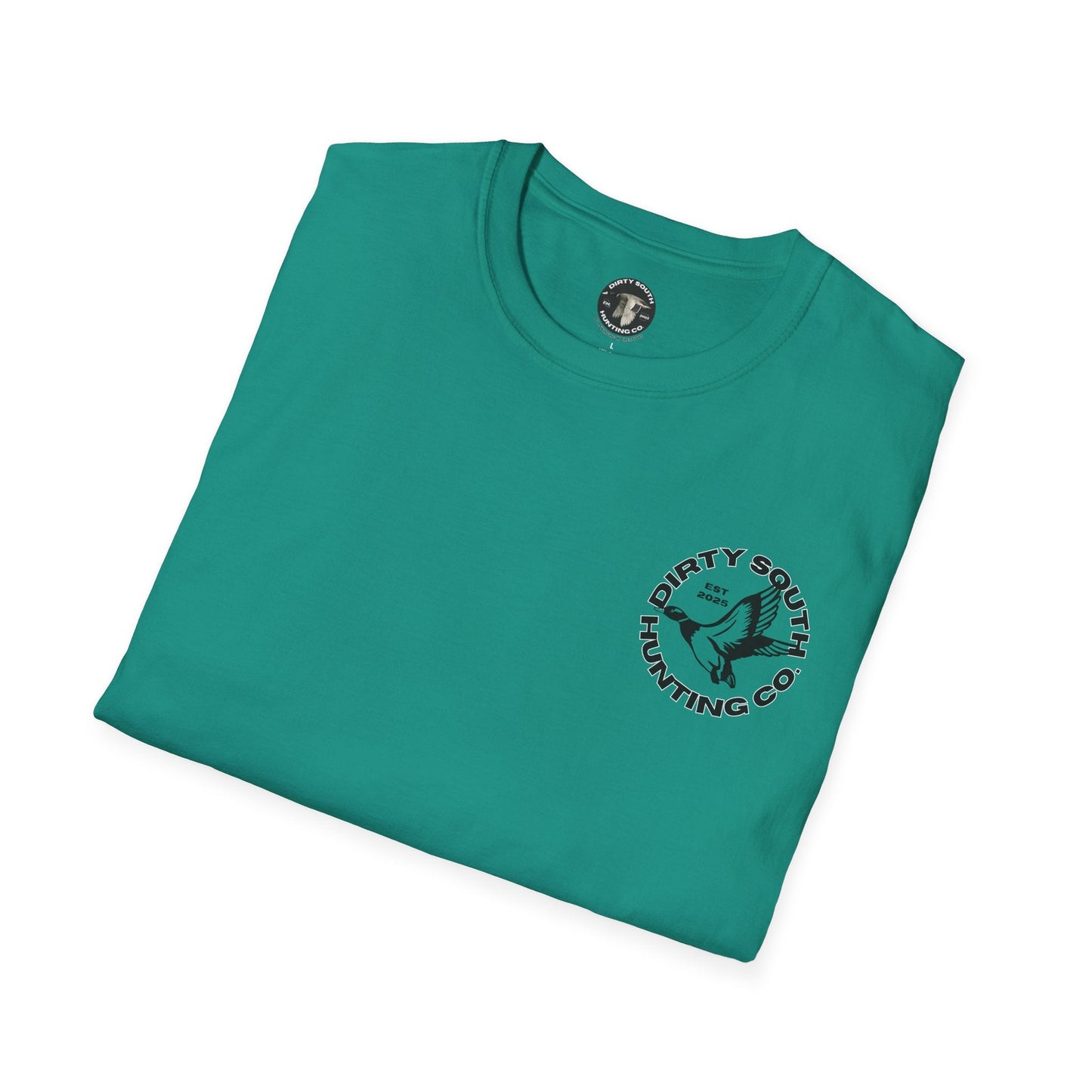 Dirty South Hunting Co. Mallard Logo T-Shirt – Southern Hunting Lifestyle Tee – Waterfowl Hunting Apparel