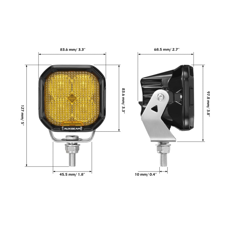 Load image into Gallery viewer, Color Play Series 3 Inch 116W RGB LED Pod Lights Off Road Lights With 8 Backlight Options
