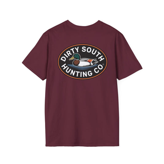 Dirty South Hunting Co. Mallard Logo T-Shirt – Southern Hunting Lifestyle Tee – Waterfowl Hunting Apparel
