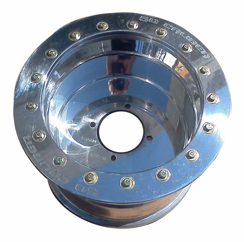 Load image into Gallery viewer, 12x7 Beadlock wheel 4x115 .190 4/3 polished
