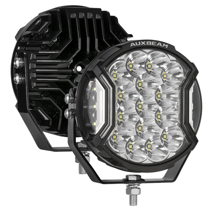 Load image into Gallery viewer, V-ULTRA Series LED Side Shooter Amber/White Pod Lights with Amber DRL
