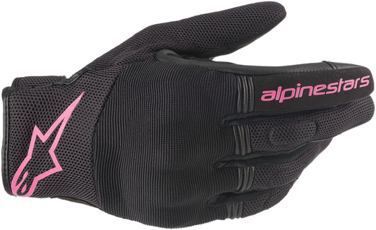 ALPINESTARS Women Copper Gloves - Black/Fuchsia - XL 3598420-1039-XL