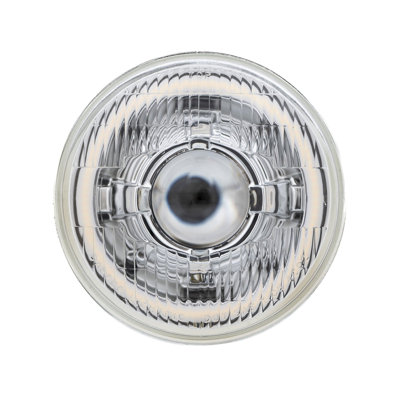 Load image into Gallery viewer, High/Low Beam Chrome 30W LED 575 with HDR Switchback Halo with Original Glass
