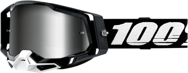 Load image into Gallery viewer, 100% Racecraft 2 Goggles - Black - Silver Mirror 50010-00001
