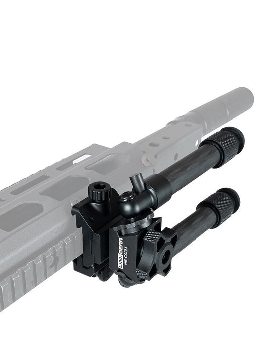 Linkogear HB-C02M Bipod – Black, Carbon Fiber, Quick-Detach, 7-10” Adjust