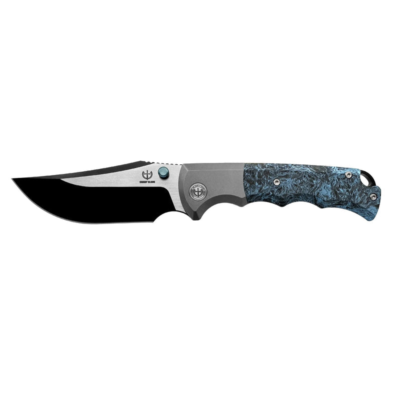 Load image into Gallery viewer, Sharp Blade - M390 Folding Knife Titanium Carbon Fiber Handle Premium Pocket Knife
