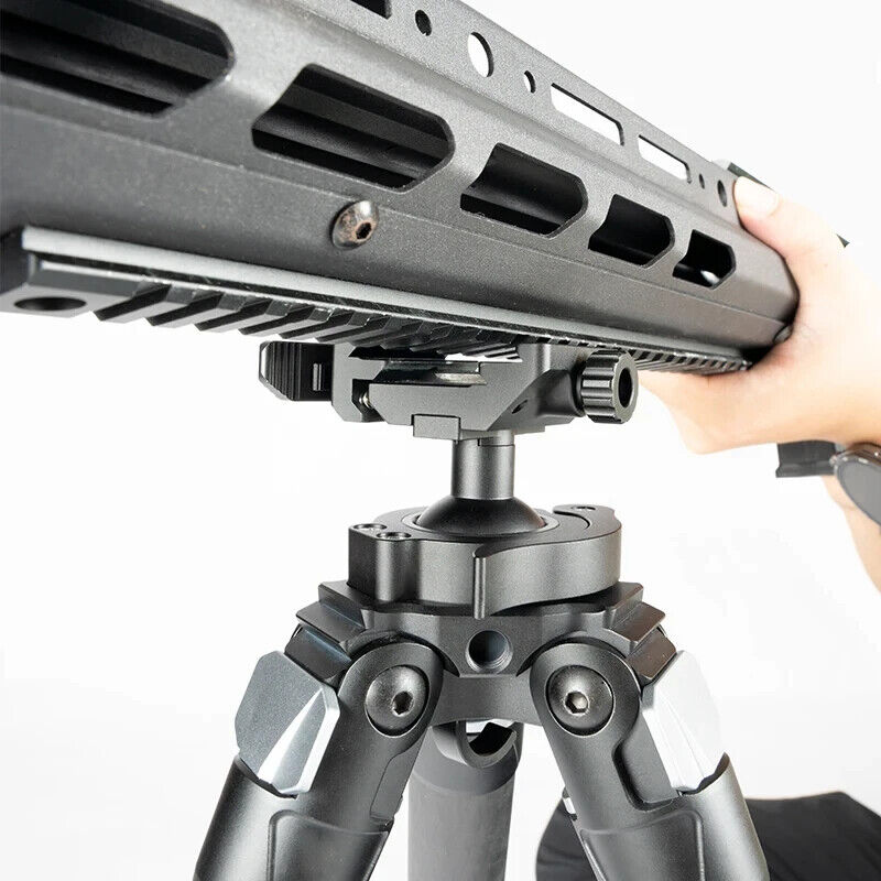 Load image into Gallery viewer, Linkogear HT-404CS Carbon Fiber Hunting Tripod Rest w/ Picatinny QR Lock
