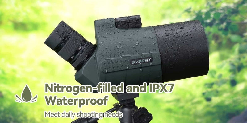 Load image into Gallery viewer, SVBony SV41 Pro Spotting Scope 28-84x80 Angled Zoom HD Optic w/ Tripod Mount
