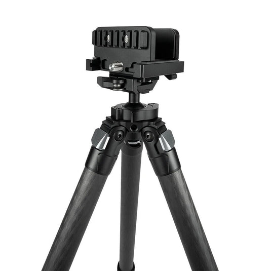 Universal Rifle Saddle Mount – Hunting Tripod Clamp, Arca-Swiss & Picatinny