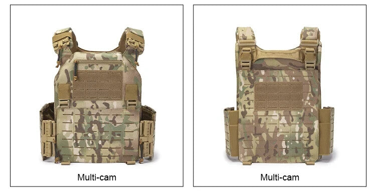Load image into Gallery viewer, MUCITUP MUCTAC Tactical Plate Carrier Vest 1000D MOLLE Quick Release Multicam
