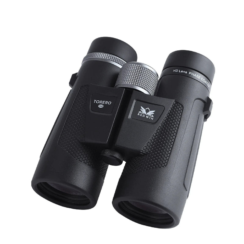Load image into Gallery viewer, Red Win Torero HD 10x42 Binoculars Compact Waterproof FMC Hunting Optics Black
