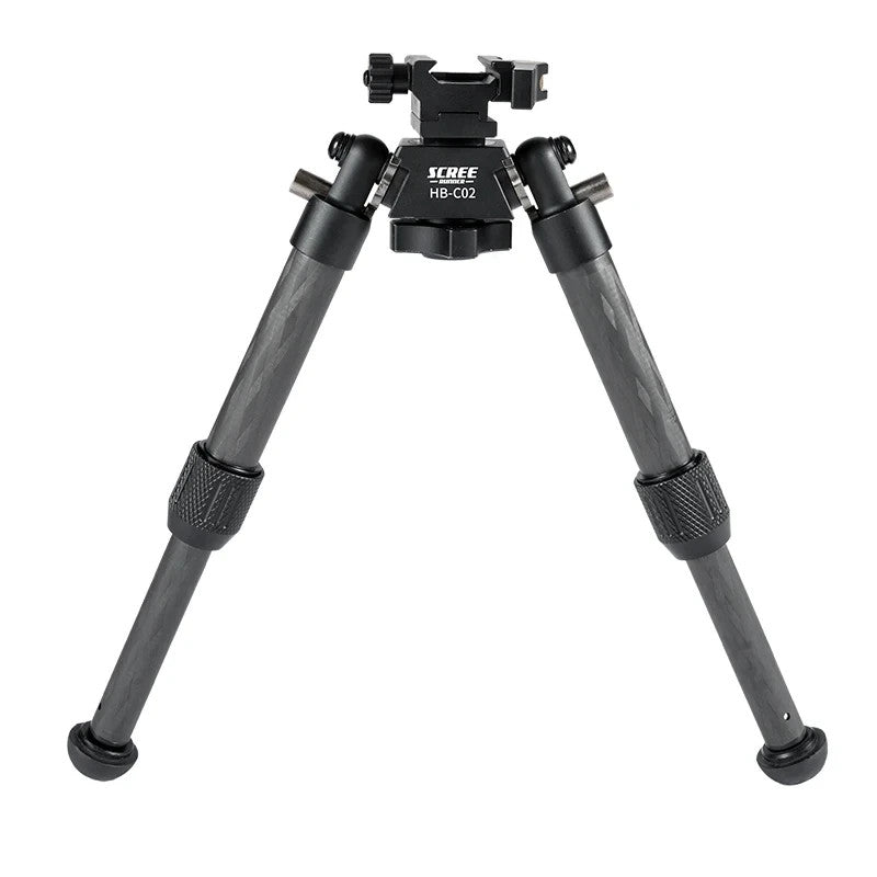 Load image into Gallery viewer, Linkogear HB-C02 Carbon Fiber Bipod QD Picatinny 7–9.8" Cant, Swivel
