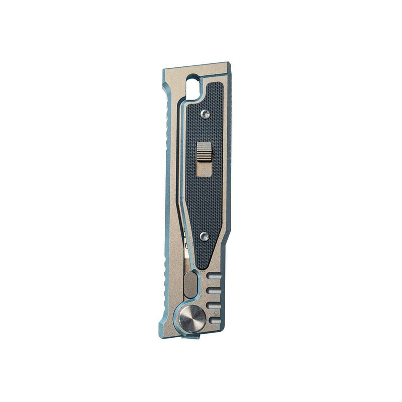 Load image into Gallery viewer, MUCITUP Rampart Tanto Sliding Blade Knife 3&quot; D2 Steel Tactical Steel Sage
