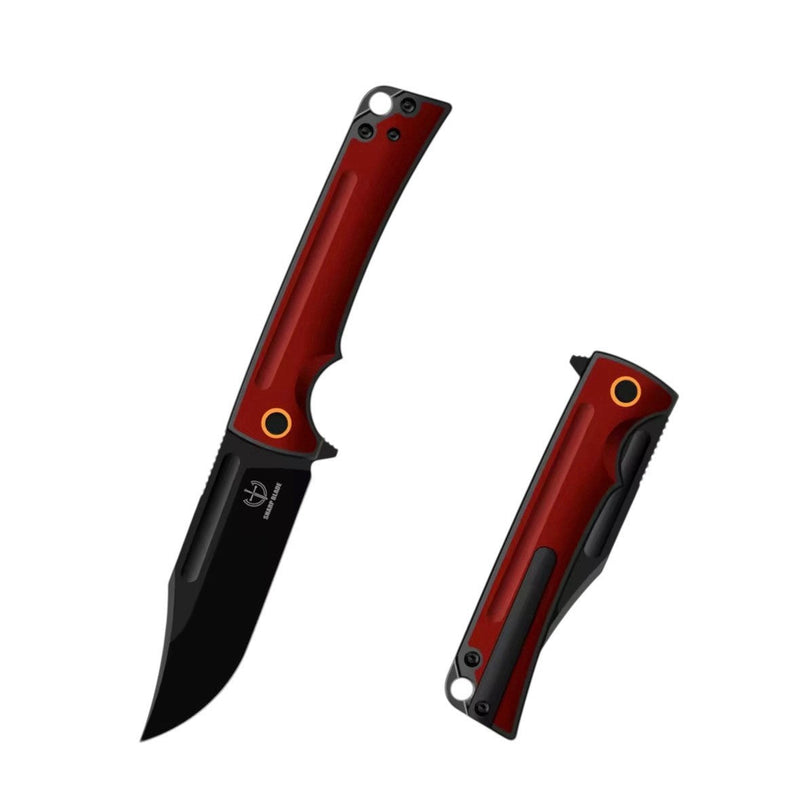 Load image into Gallery viewer, Sharp Blade YH-SB08 14C28N Folding Knife Titanium Clip EDC Flipper
