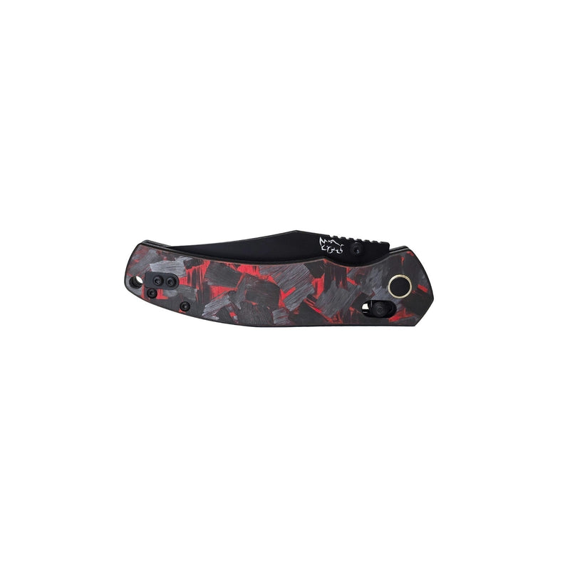 Load image into Gallery viewer, MUCTAC Ember &amp; Smoke Folding Knife – 14C28N Steel, Crossbar Lock, EDC
