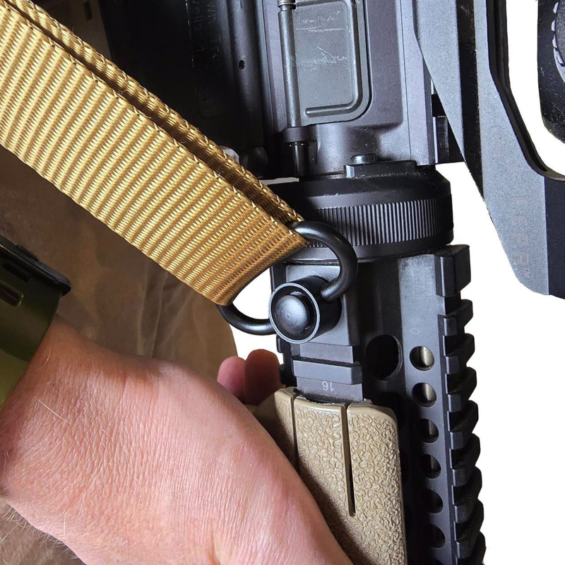 Load image into Gallery viewer, MUCTAC Elite Convertible 2 to 1 Point Rifle Sling QD Swivels 1000D Nylon

