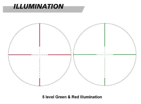 Red Win Rome 4-16x44 SF IR, HMD-1 Reticle, 30mm tube, R/G Illum, IPX6 Waterproof