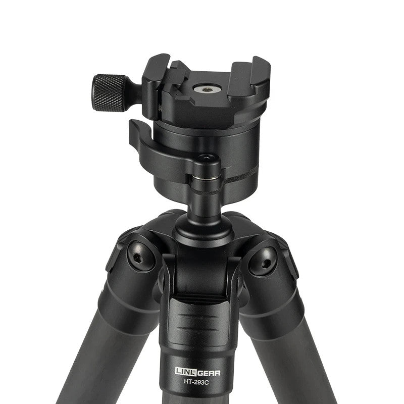 Load image into Gallery viewer, Linkogear HT-293C Carbon Fiber Shooting Tripod Picatinny Arca Swiss 61”
