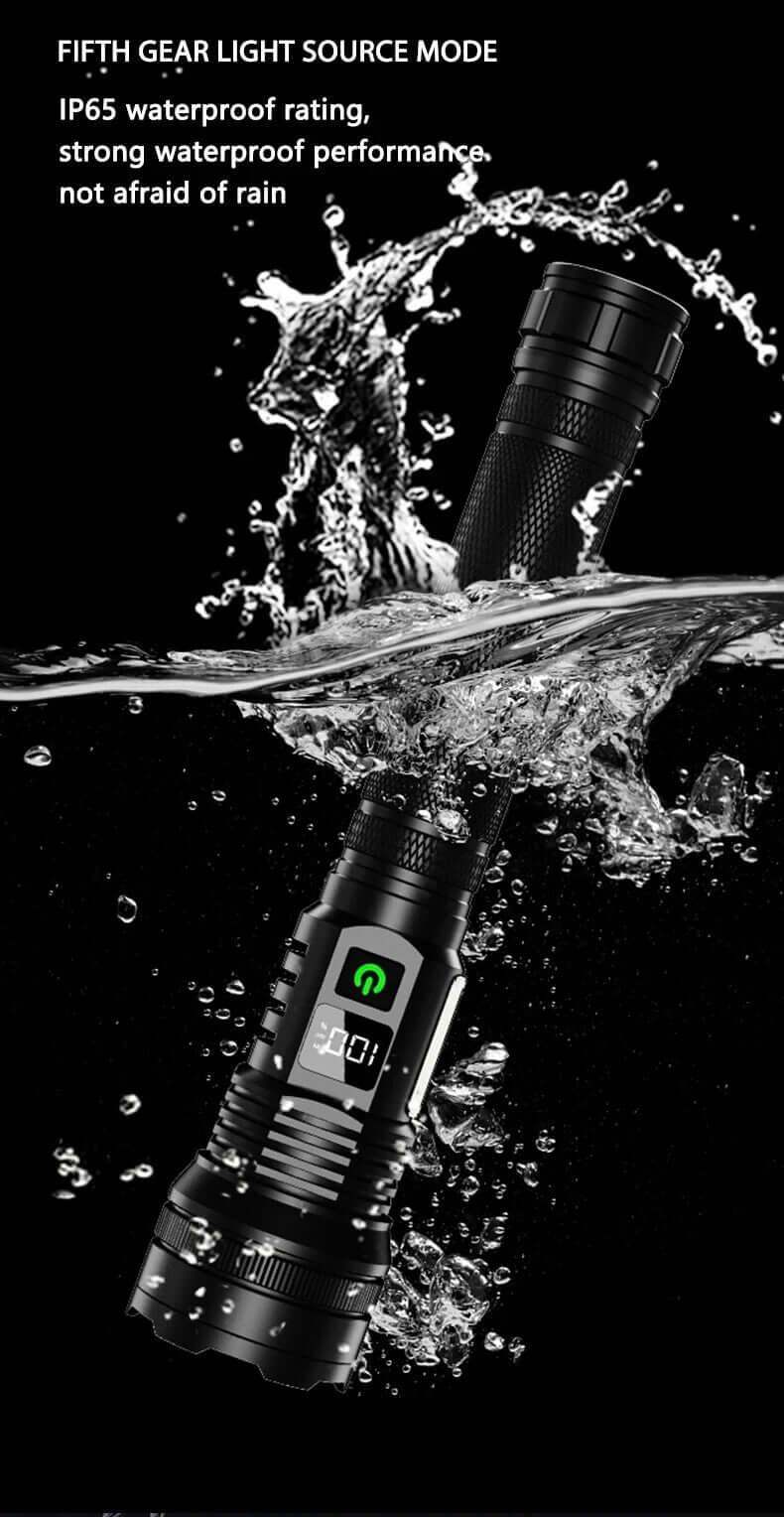 Load image into Gallery viewer, Muctac CHARGE Flashlight, 5000+ LMS, Zoomable, LED, USB, IP65, Aluminum Alloy
