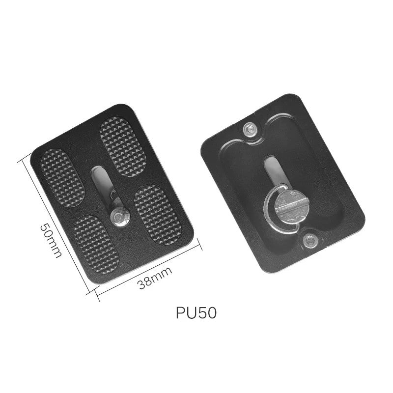 Load image into Gallery viewer, Linkogear PU50 Quick Release Plate Camera Mount Aluminum Tripod Adapter
