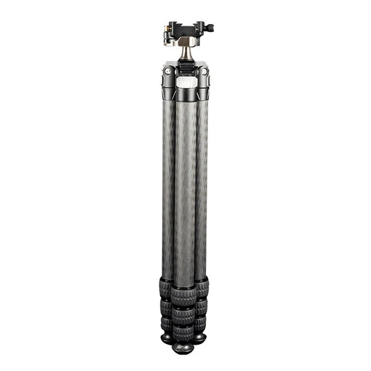 Linkogear Carbon Fiber Tripod – Picatinny/Arca, 64" Max, 66lb Capacity - Black