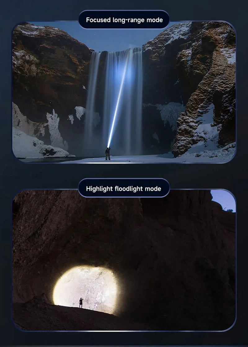 Load image into Gallery viewer, Rechargeable Mining Lamp 2500LM Type-C LED Headlamp Zoomable Motion Sensor
