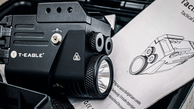 Load image into Gallery viewer, T-Eagle TL-2S Weapon Light &amp; Laser – 500 Lumen, Red/Green Laser, USB Rechargeabl
