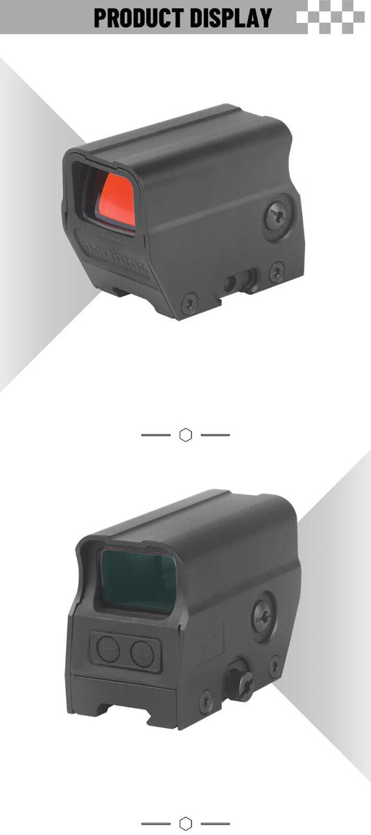 Northtac Ronin M-10 Red Dot Sight – 2 MOA, 38mm, Shake Activation, Waterproof