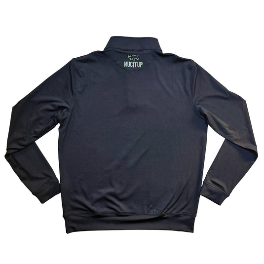 MUCITUP MUCTAC 1/4 Zip Pullover Performance Tactical Quarter Zip Black