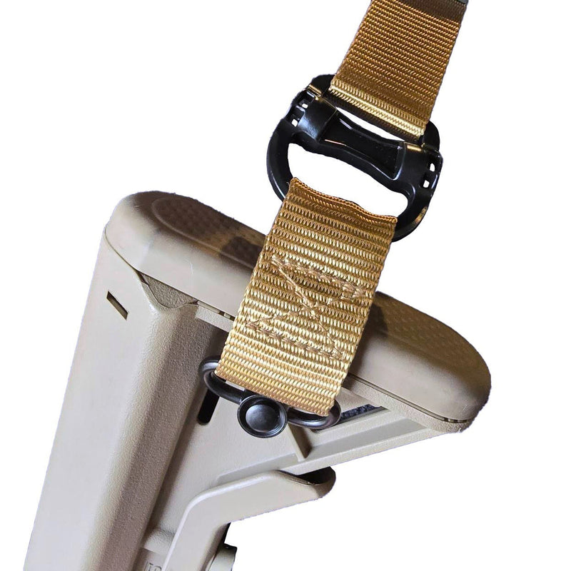 Load image into Gallery viewer, MUCTAC Elite Convertible 2 to 1 Point Rifle Sling QD Swivels 1000D Nylon
