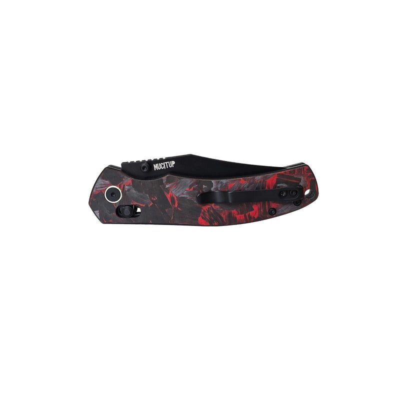 Load image into Gallery viewer, MUCTAC Ember &amp; Smoke Folding Knife – 14C28N Steel, Crossbar Lock, EDC
