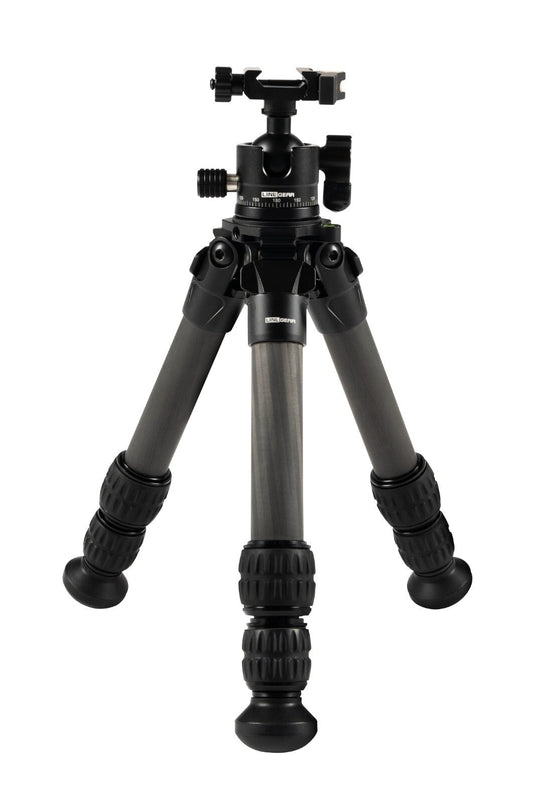 LINKOGEAR HT-223 Carbon Tripod Picatinny + Monoball Fix 26mm Clamp CNC Head