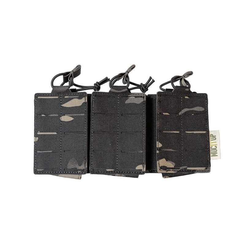 Load image into Gallery viewer, MUCTAC MOLLE Triple Rifle Mag Pouch – Built for Battle, Ready for Action
